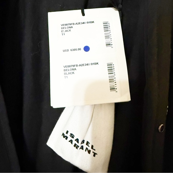 NWT ISABEL MARANT Runway Limited Release 2023 Belona Embroidered Beaded Jacket - Picture 15 of 15